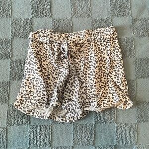 Aerie Leopard Print Shorts